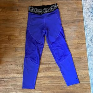 Purple Nike tights
